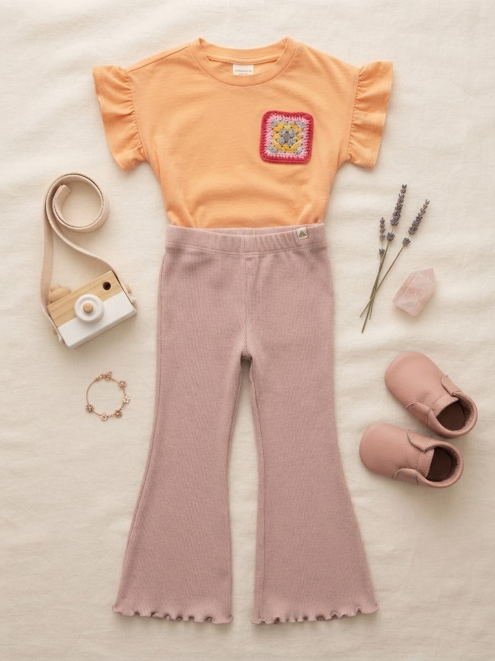 GAP Mauve Flare Knit Leggings